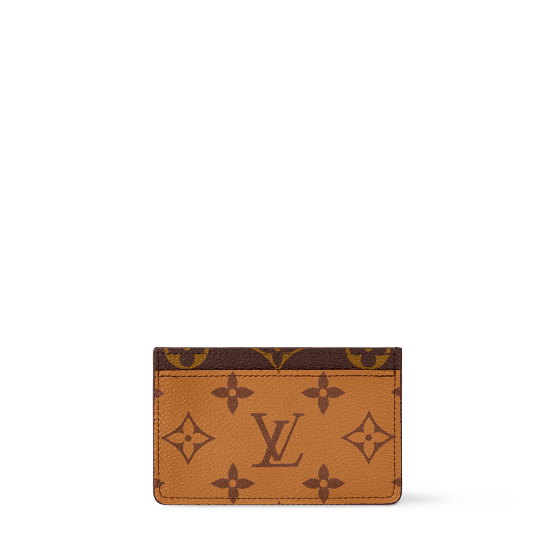 Card Holder Monogram Reverse Canvas - Wallets and Small Leather